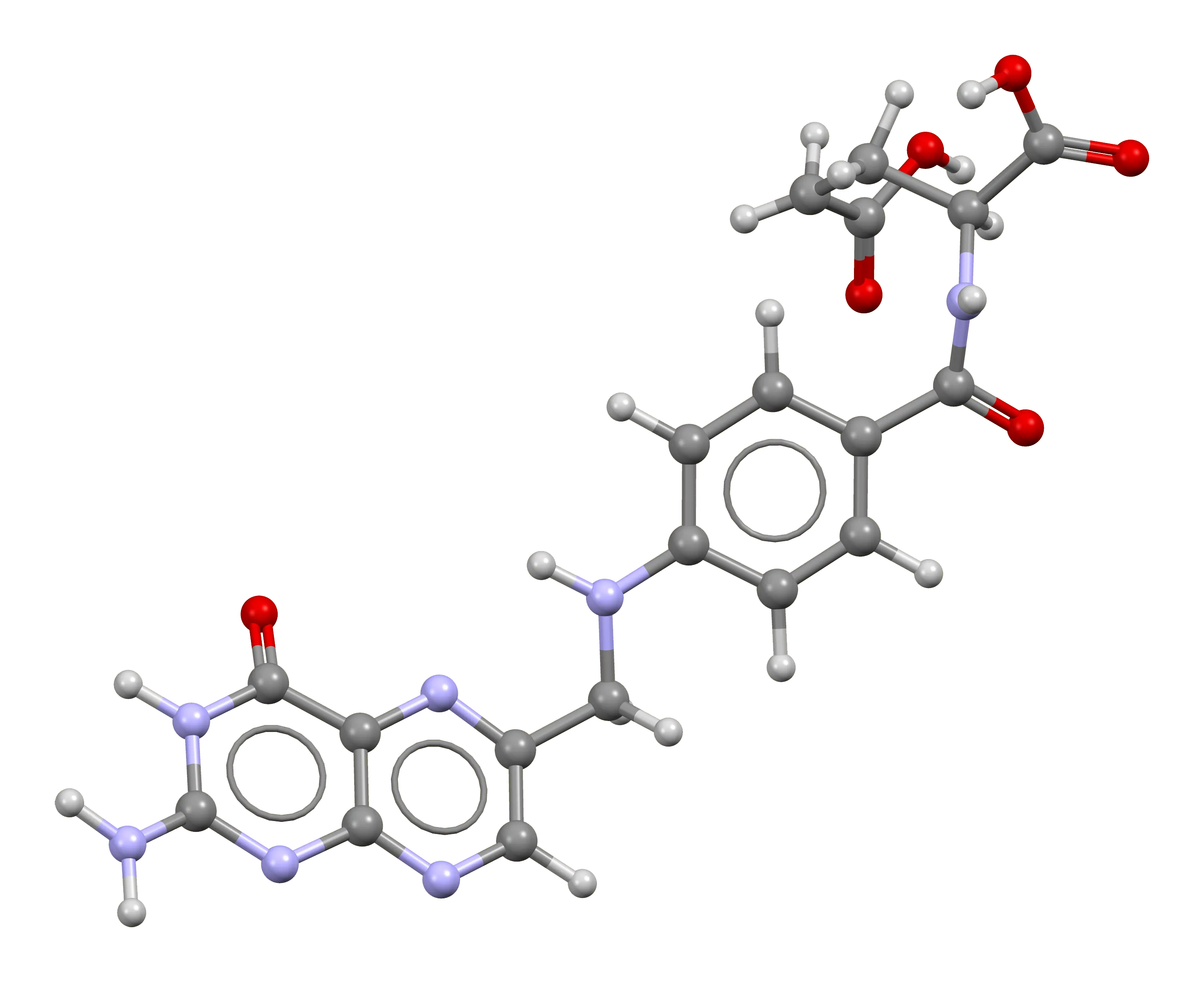 Folic acid from xtal 3 D bs 17