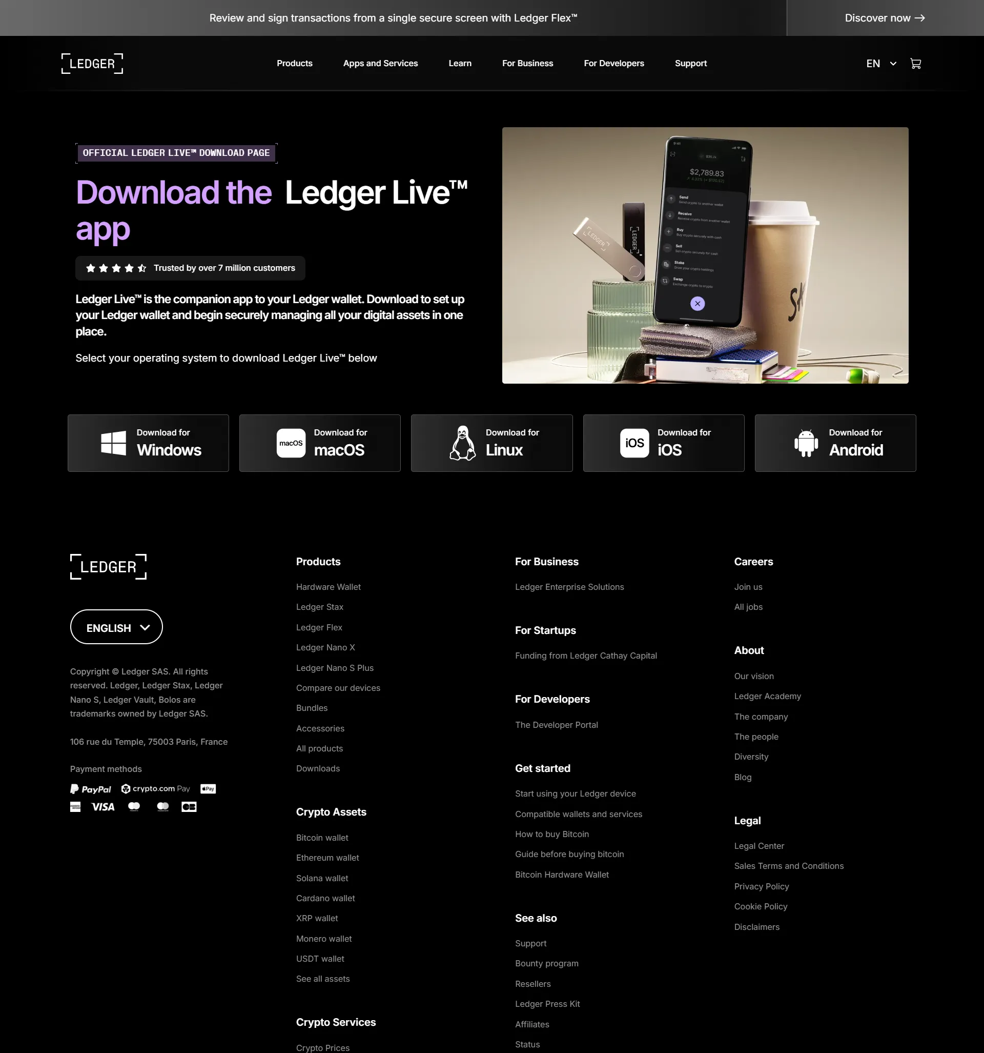 LEDGER HALF BANNER