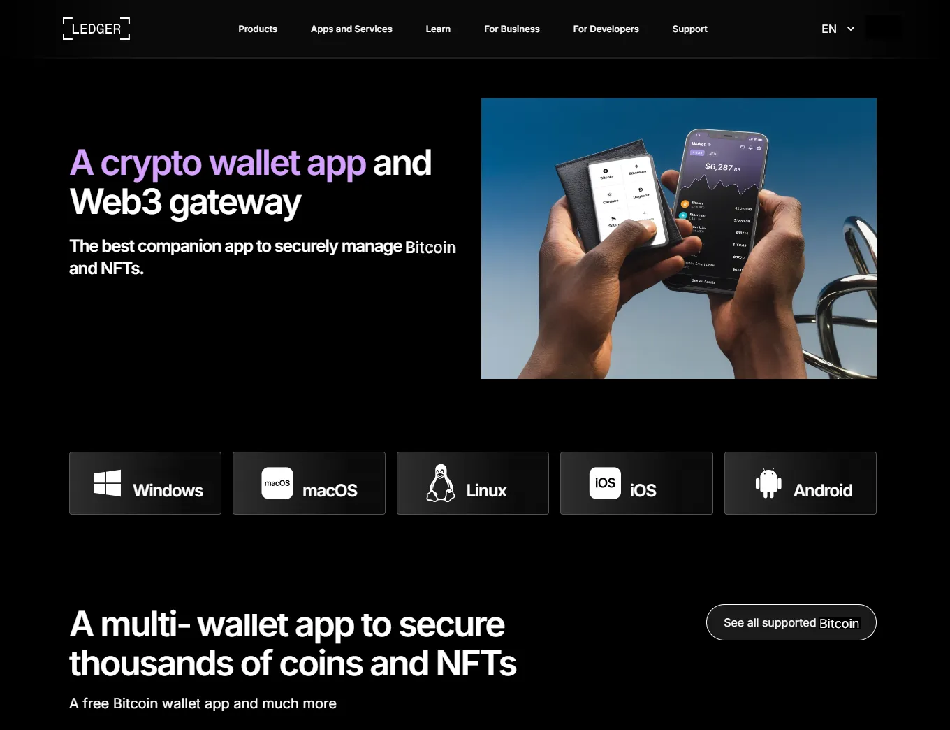 Ledger Live Download banner short