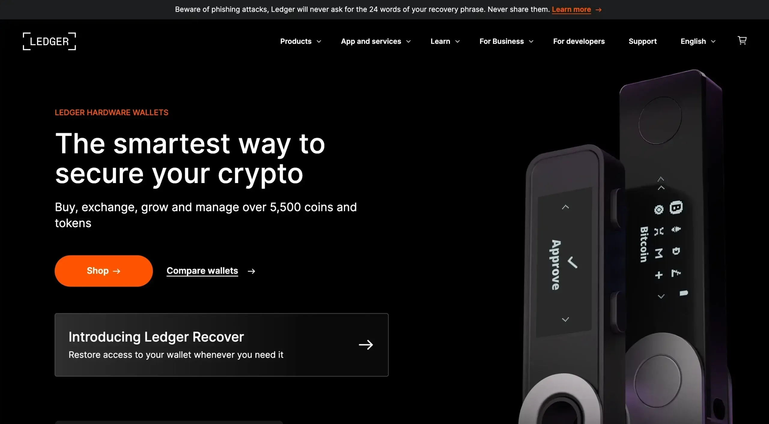 Ledger Website Browser scaled