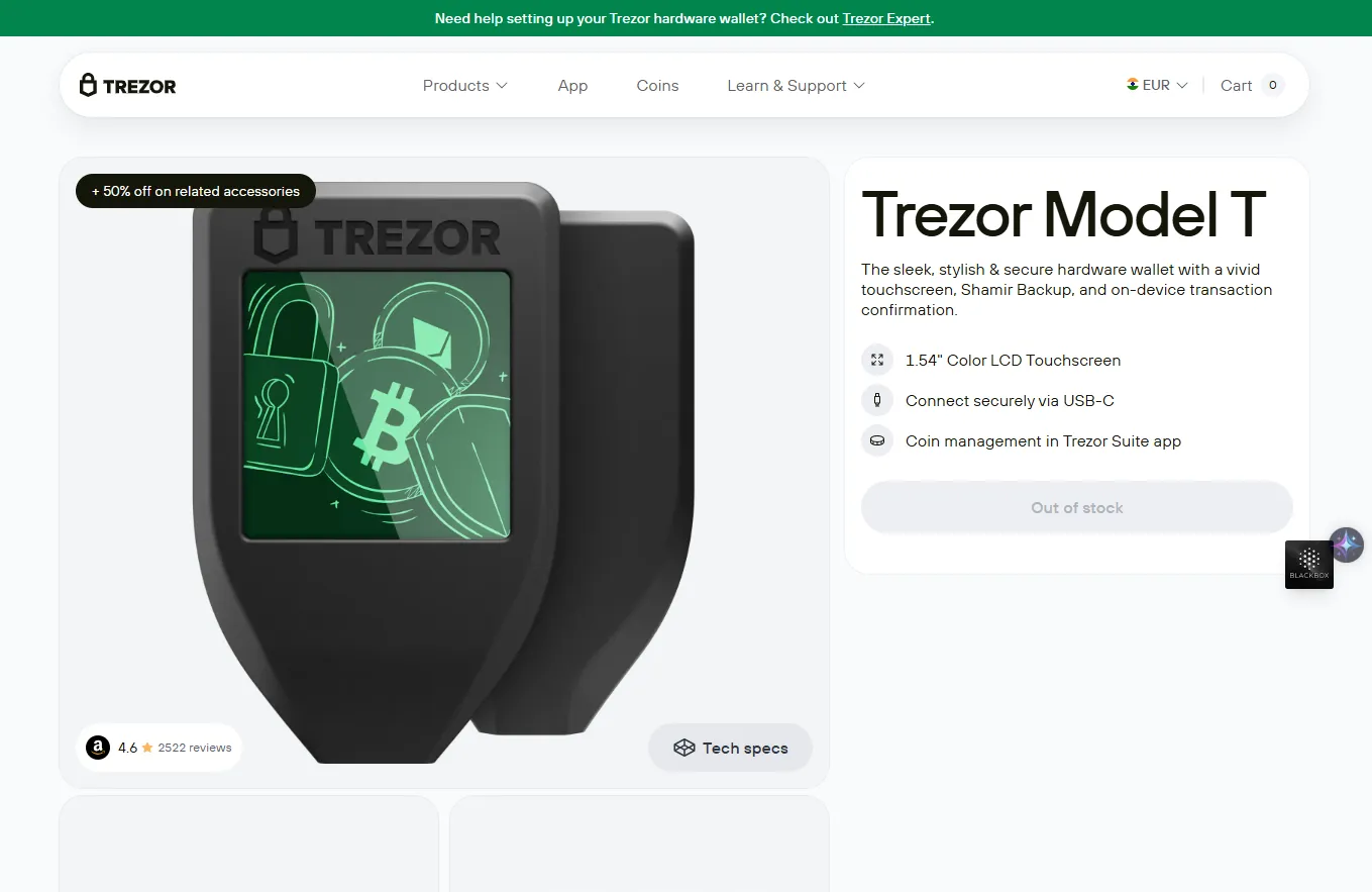 Trezor Model T