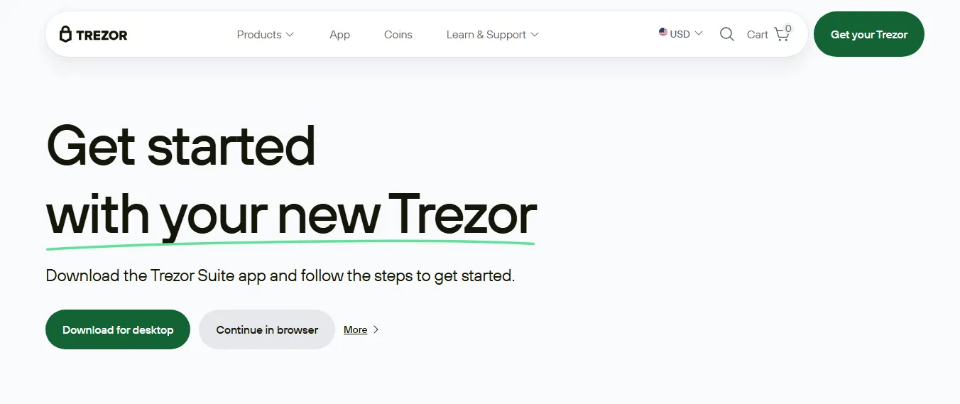 Trezor io