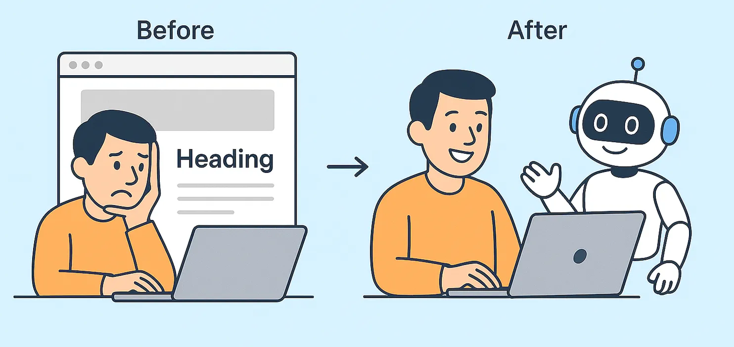 ai designer before and after