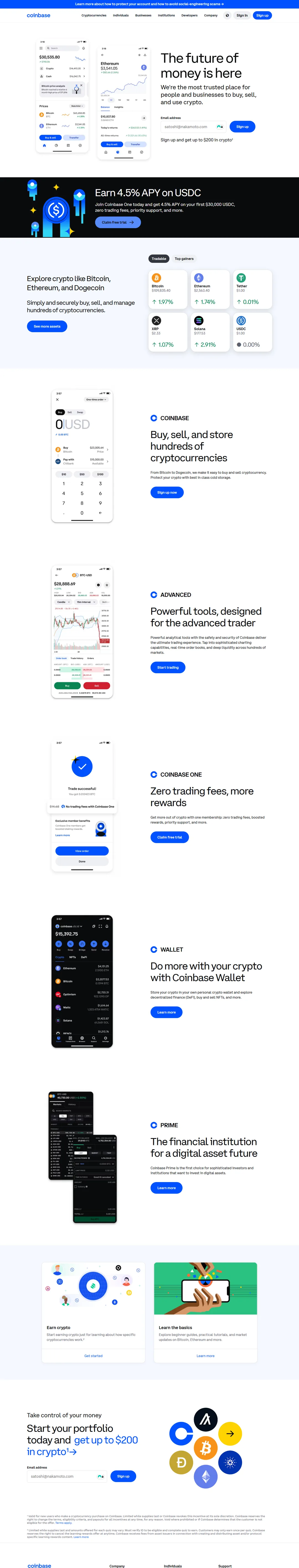 coinbase banner