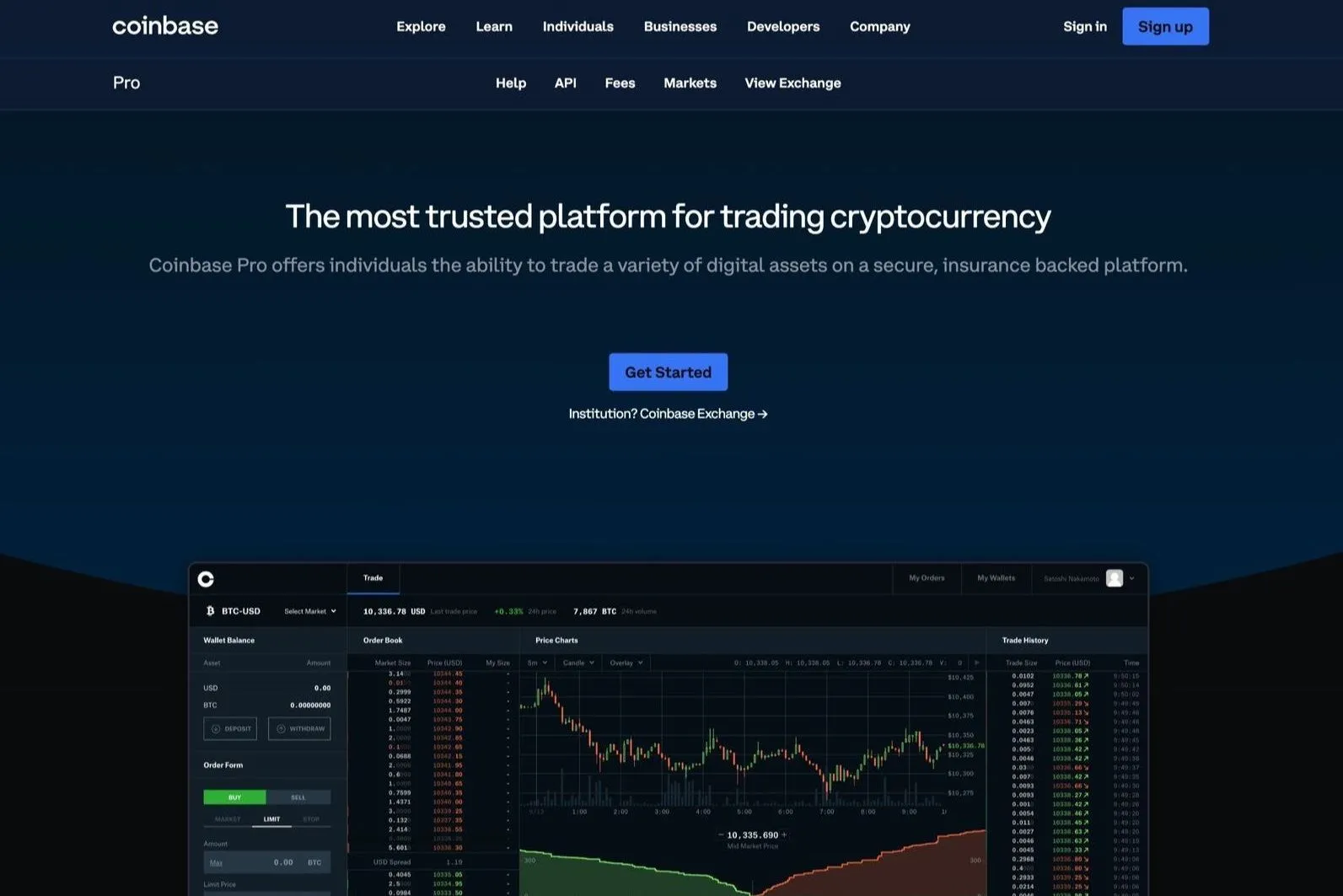 coinbase pro H