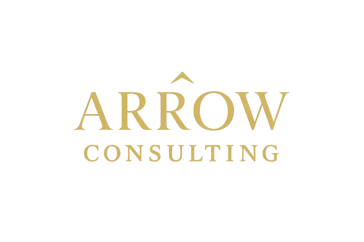 elegant logo for a consulting firm gold serif lettering