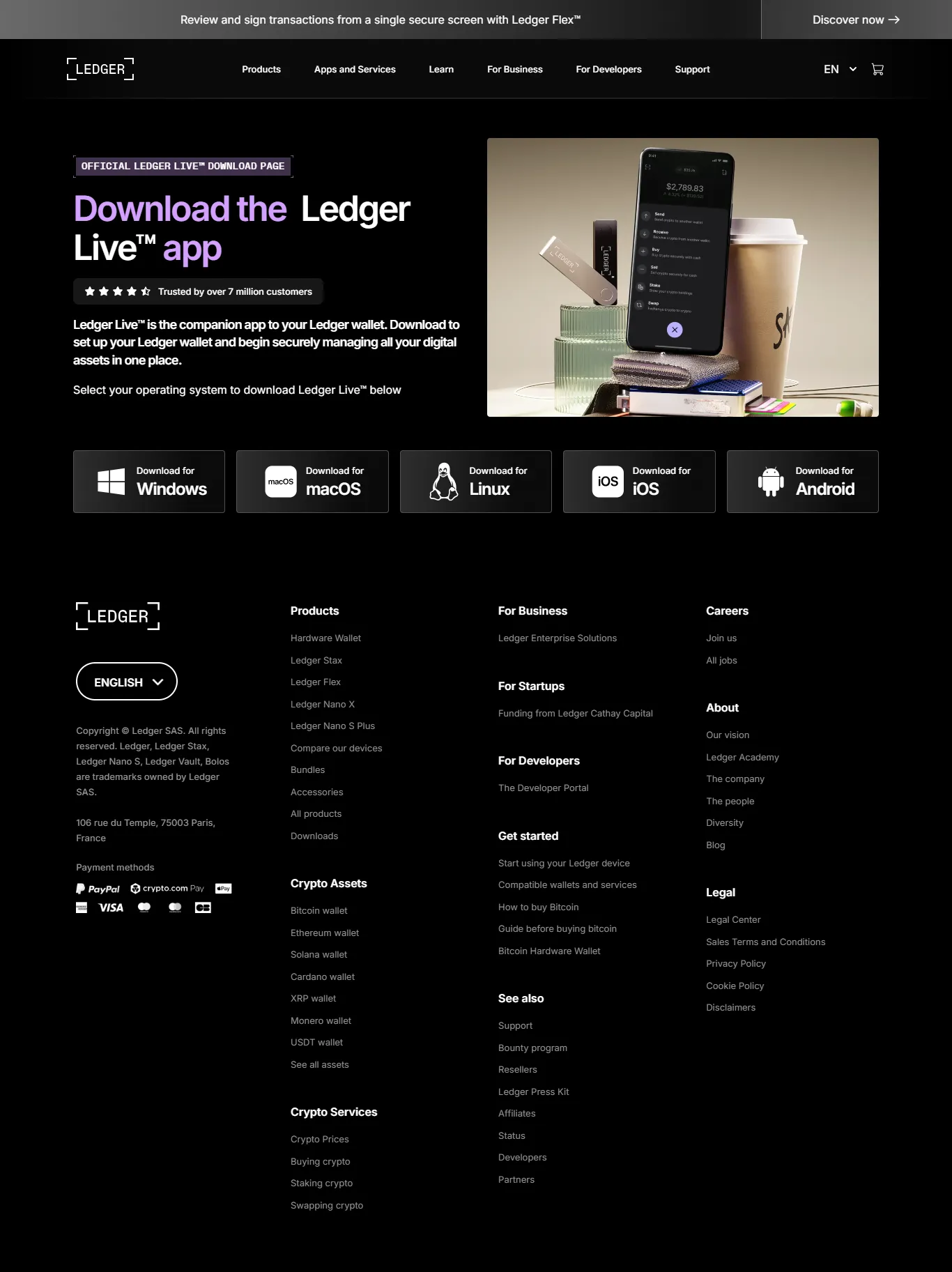 ledger comstart 1