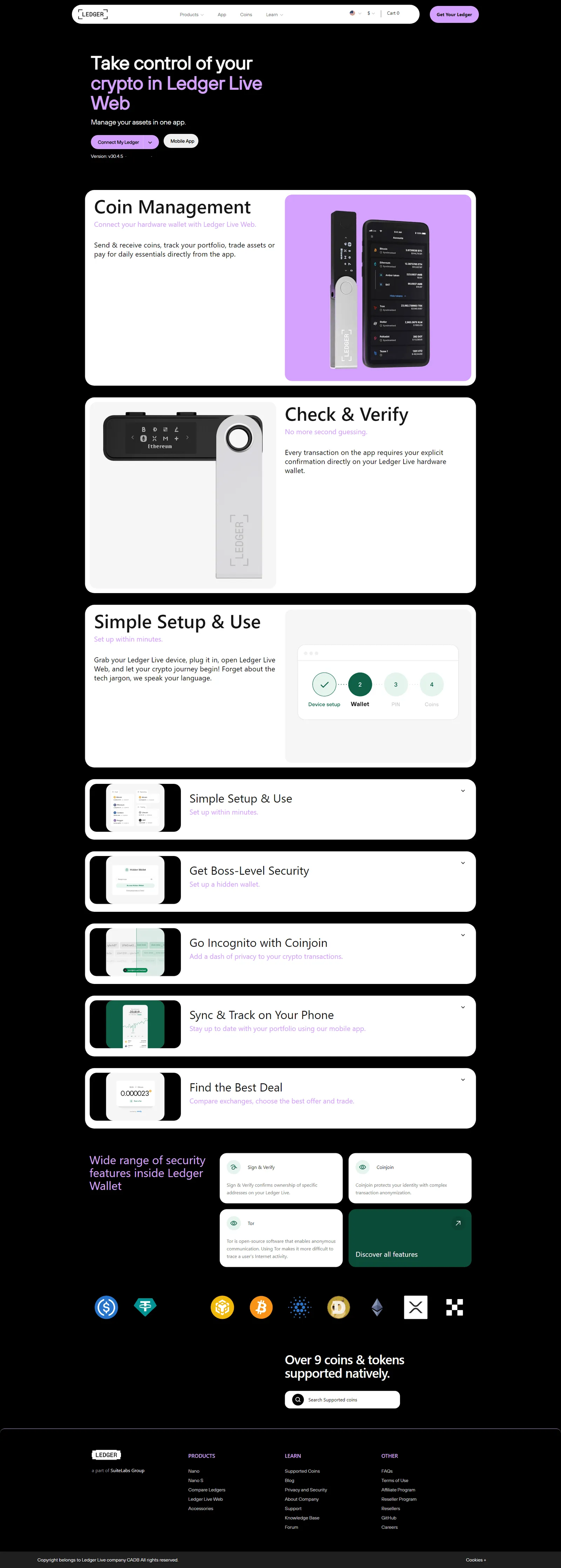 ledger login