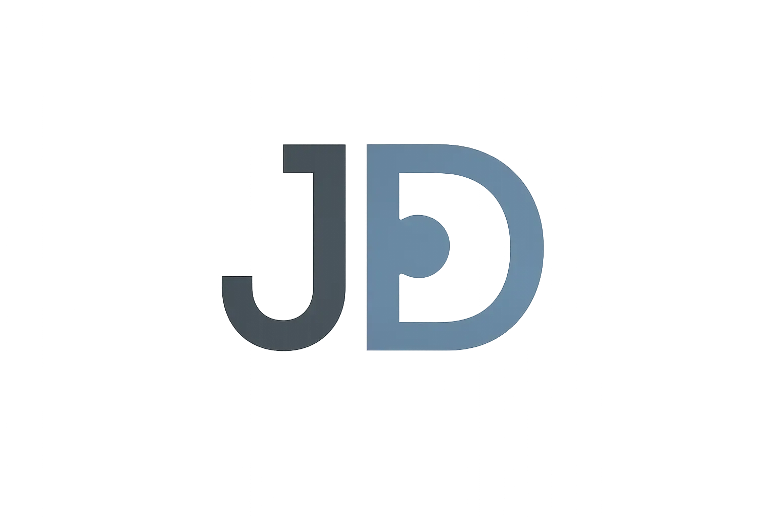 modern business consultant logo abstract initials jd form