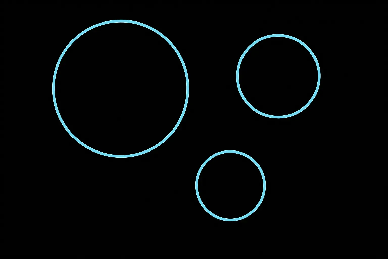 pineapple black_background_3_different_sized_with_baby_blue_oulined_b_wo_Zzc3x_W6l4_XPB_8_Z_Nj2_Q9