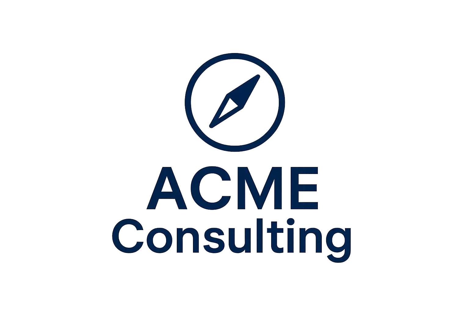 pineapple minimalist consulting logo text acme consulting with