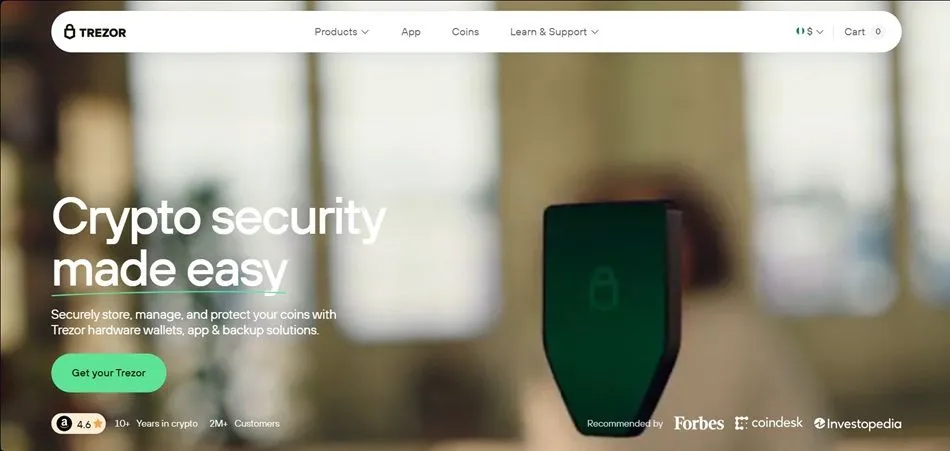 short trezor
