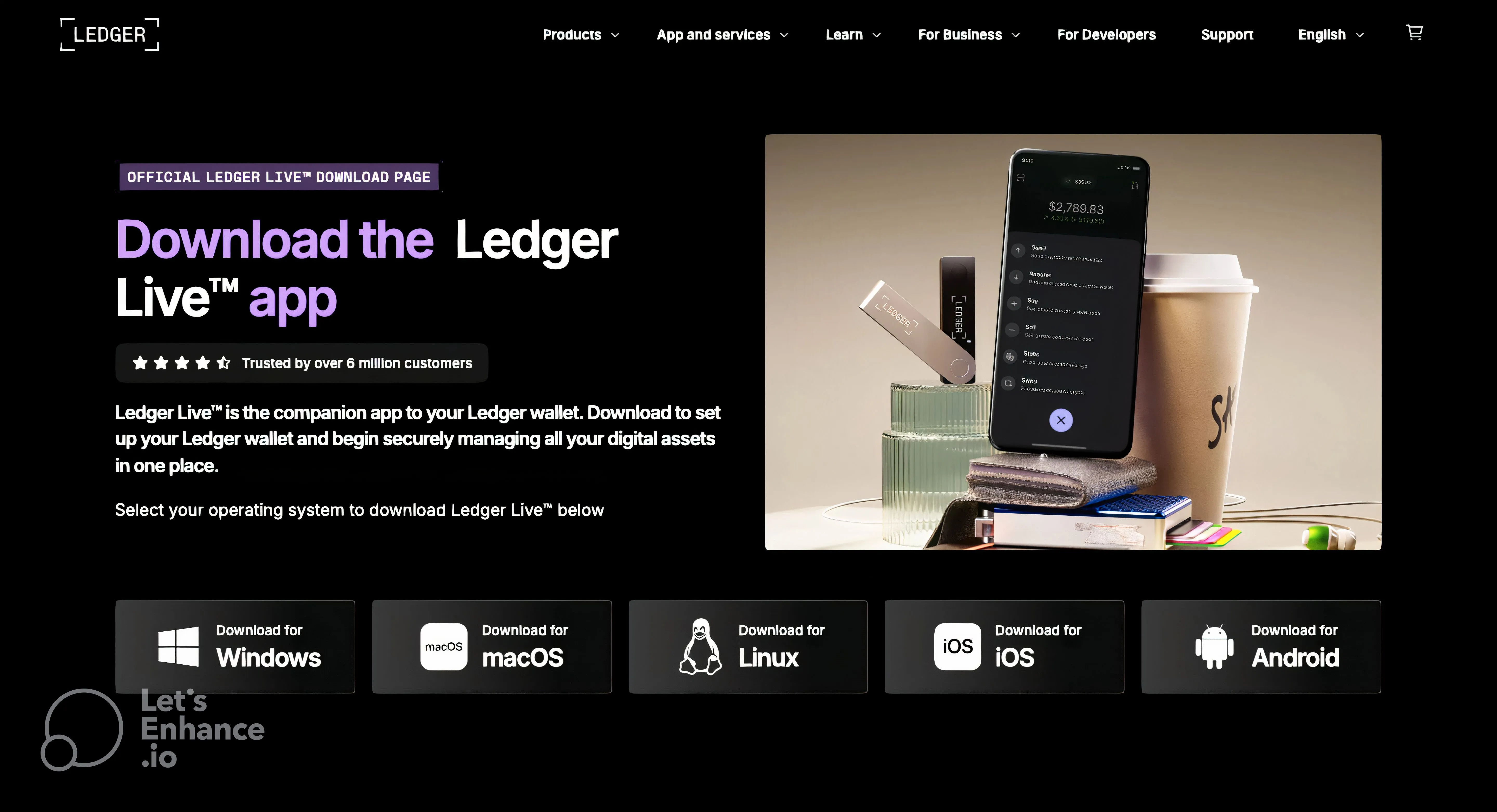 start ledger