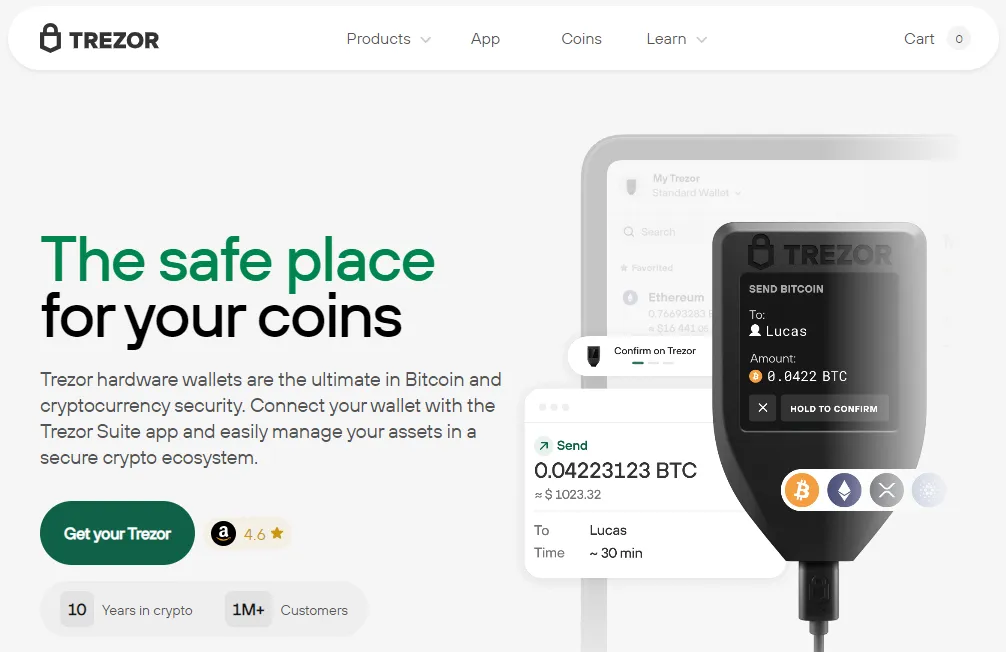 trezor start