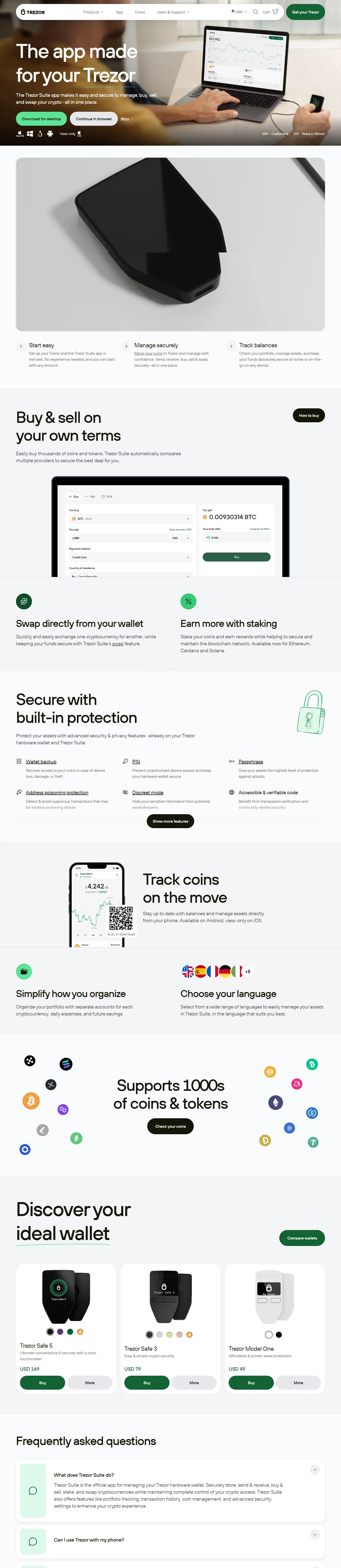 trezor suite