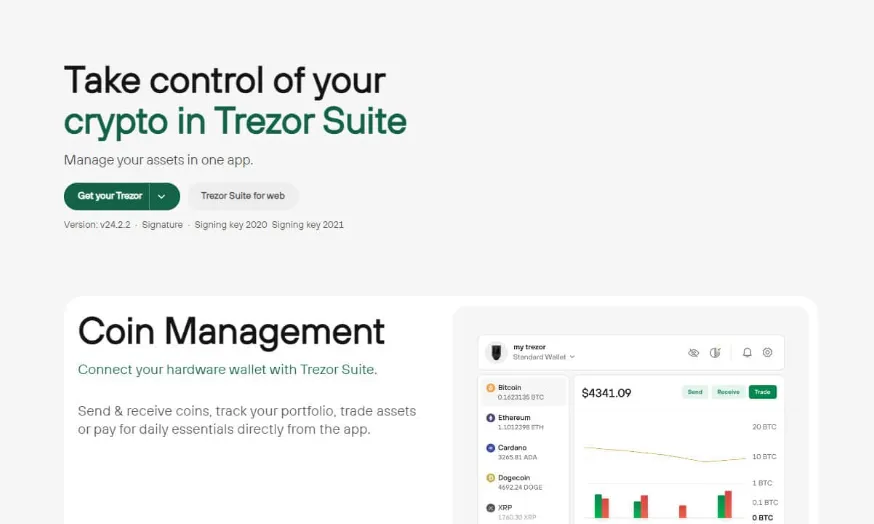 trezor suite